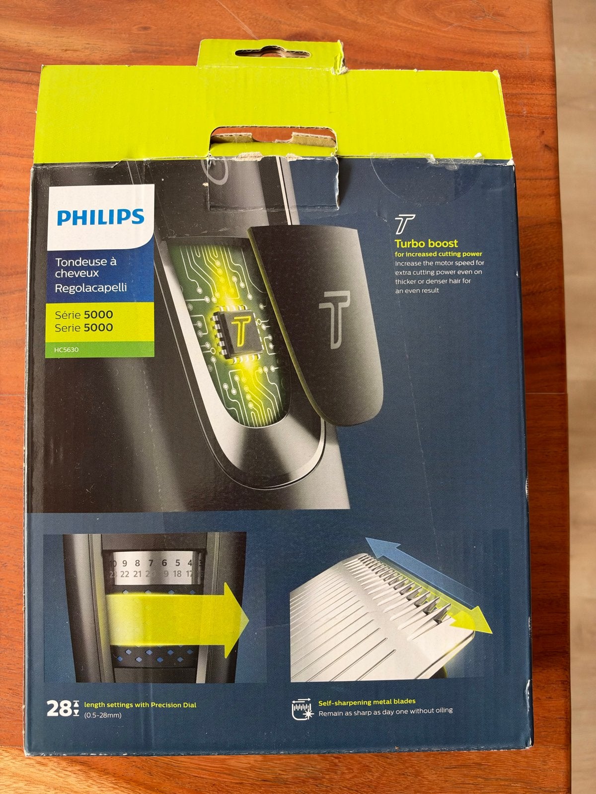 Philips 5000 Series Tondeuse - Haarclipper met Turbo Boost, Ophalen of Verzenden, Zo goed als nieuw, Tondeuse
