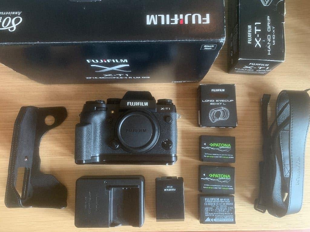Fujifilm X-T1 Systeemcamera met accessoires, Gebruikt, 16 megapixels, Ophalen of Verzenden, Fujifilm