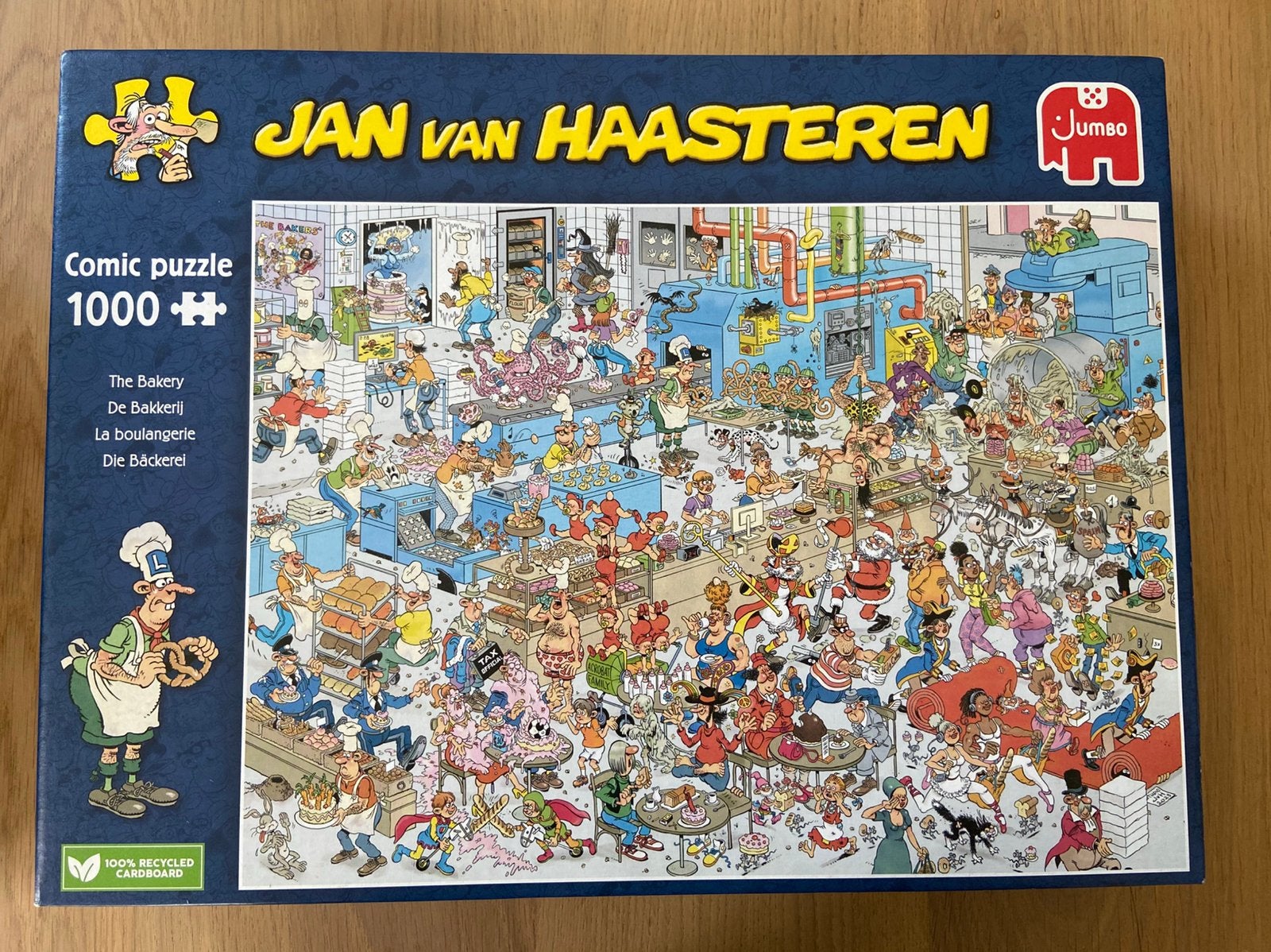 Puzzel Jan van Haasteren 1000 stukjes, De bakkerij, Ophalen of Verzenden, 500 t/m 1500 stukjes, Zo goed als nieuw