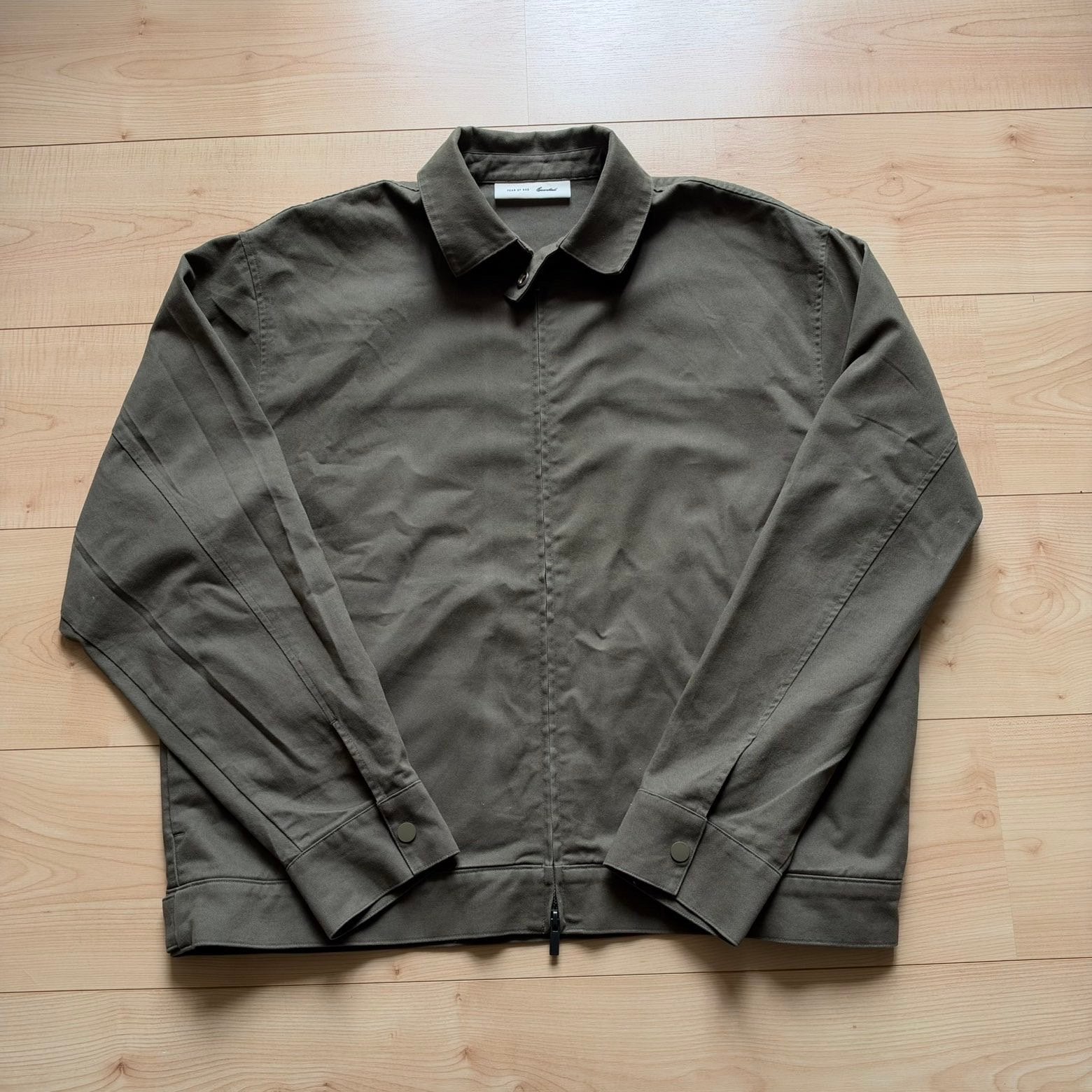 Fear of God Essentials Coach Jacket - Maat M, Ophalen of Verzenden, Zo goed als nieuw, Maat 48/50 (M), Groen