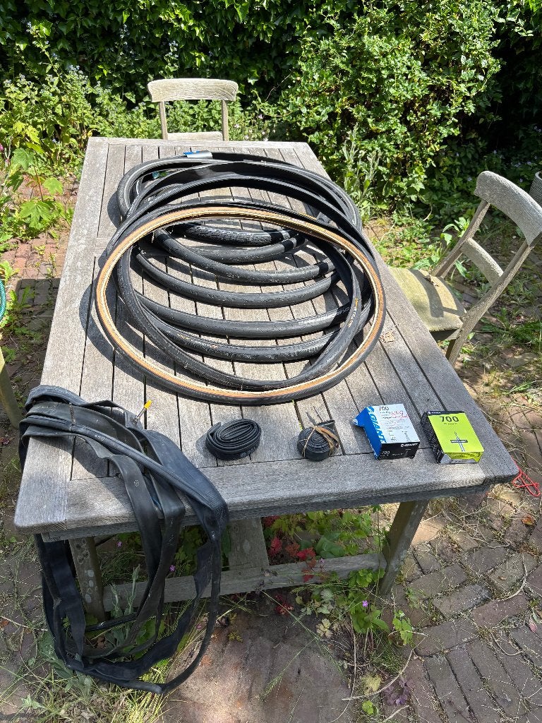 Fietsbanden, Ophalen