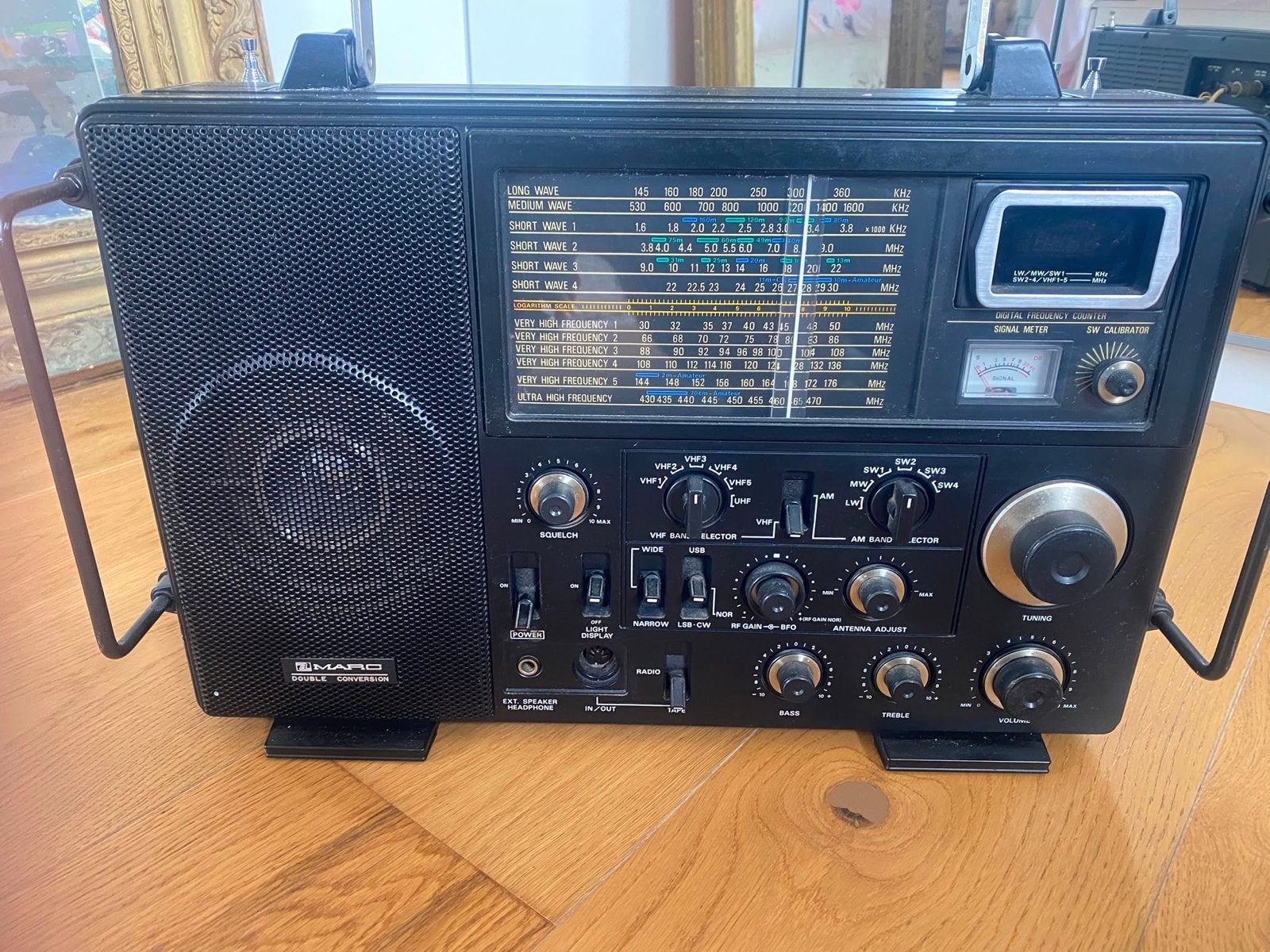 Vintage Marc Double Conversion Wereldontvanger Radio, Ophalen of Verzenden, Gebruikt, Wereldontvanger