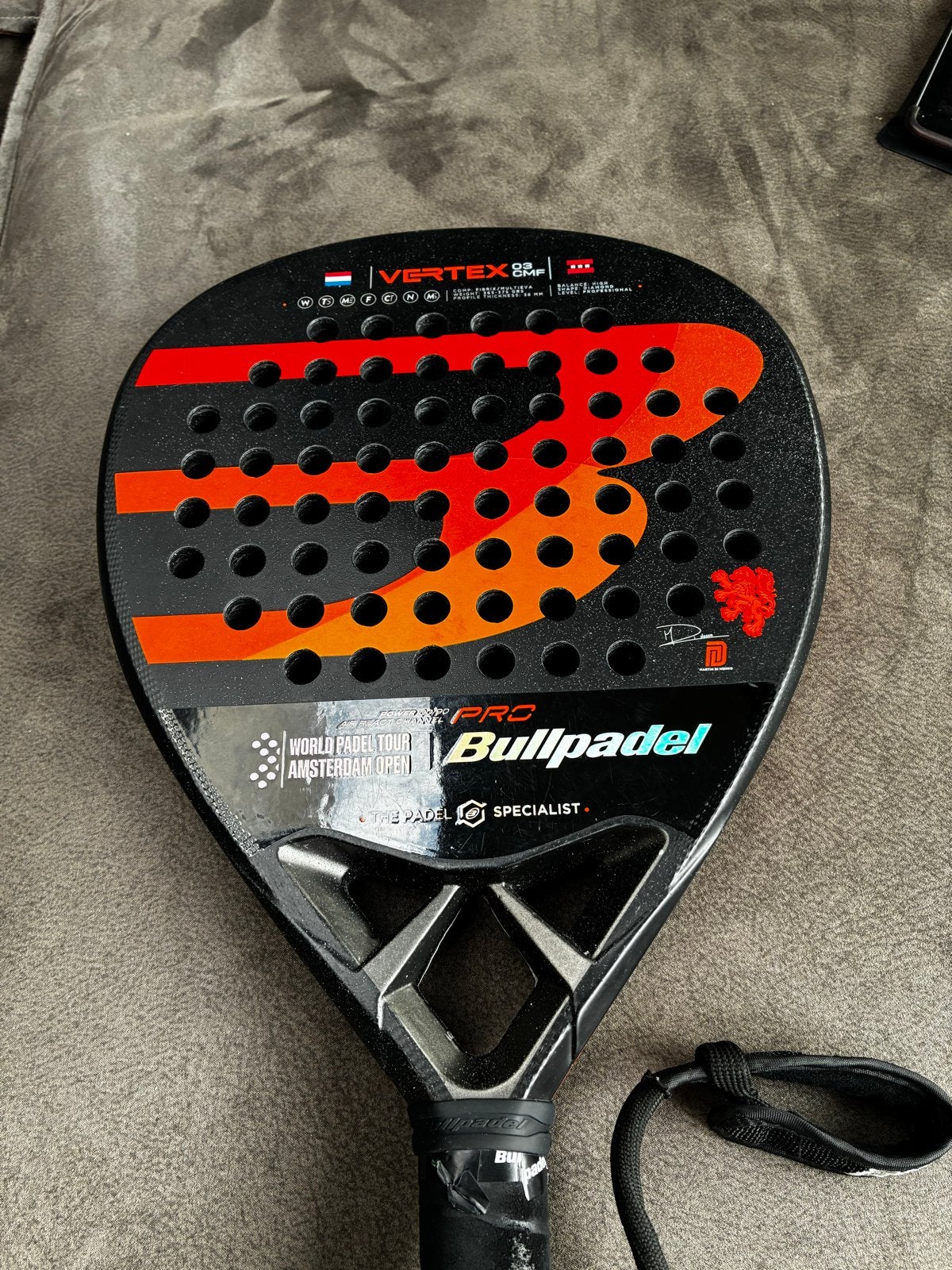 Bullpadel Vertex 03 CMF Padel Racket - World Padel Tour, Ophalen of Verzenden, Gebruikt