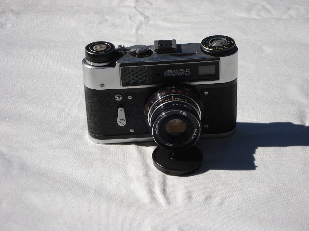 russische fed 5 camera, Ophalen of Verzenden, Gebruikt, Compact, Overige Merken