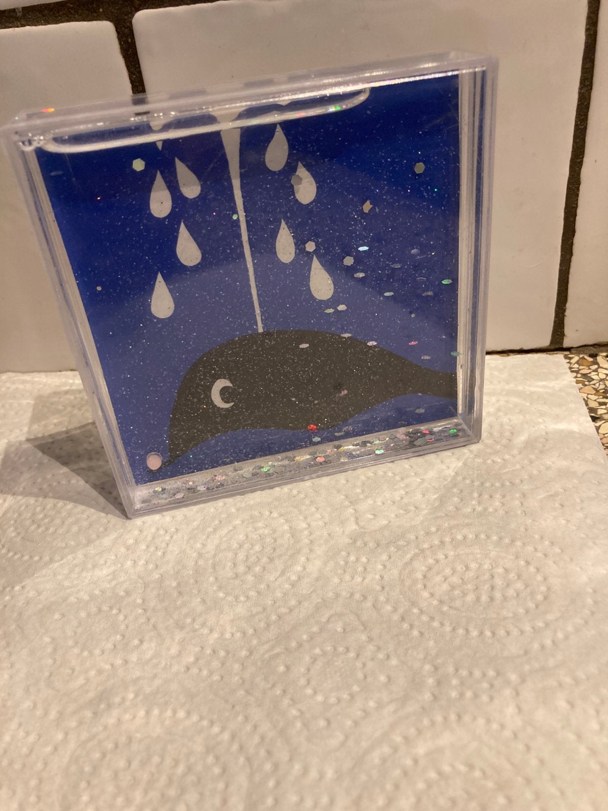 Fotolijst met glitters, Ophalen of Verzenden