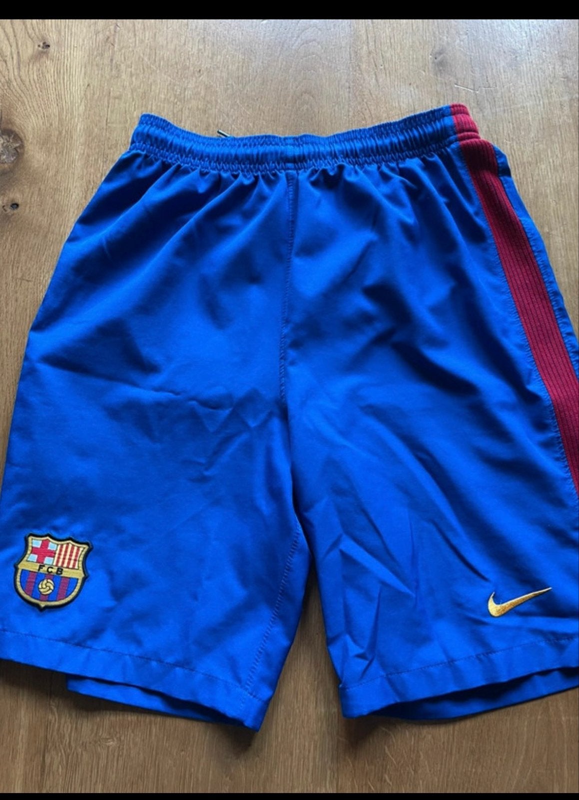 FC Barcelona Nike Dri-FIT Voetbalbroekje - 158-170,, Ophalen of Verzenden, Zo goed als nieuw, Jongen, Sport- of Zwemkleding