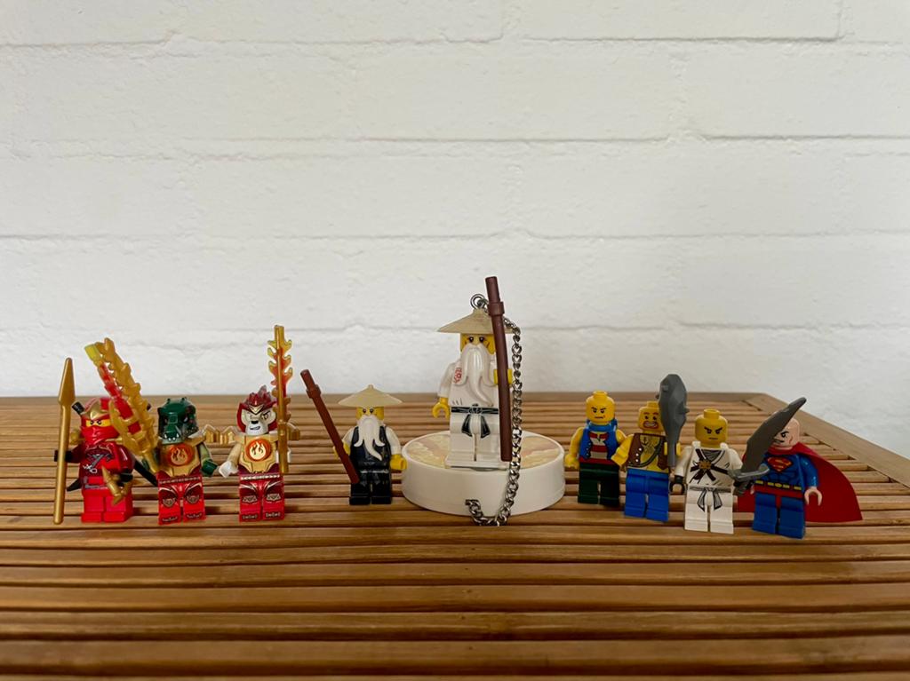 LEGO partij Ninjago, Chima, Superman, piraten & accessoires, Ophalen of Verzenden, Gebruikt