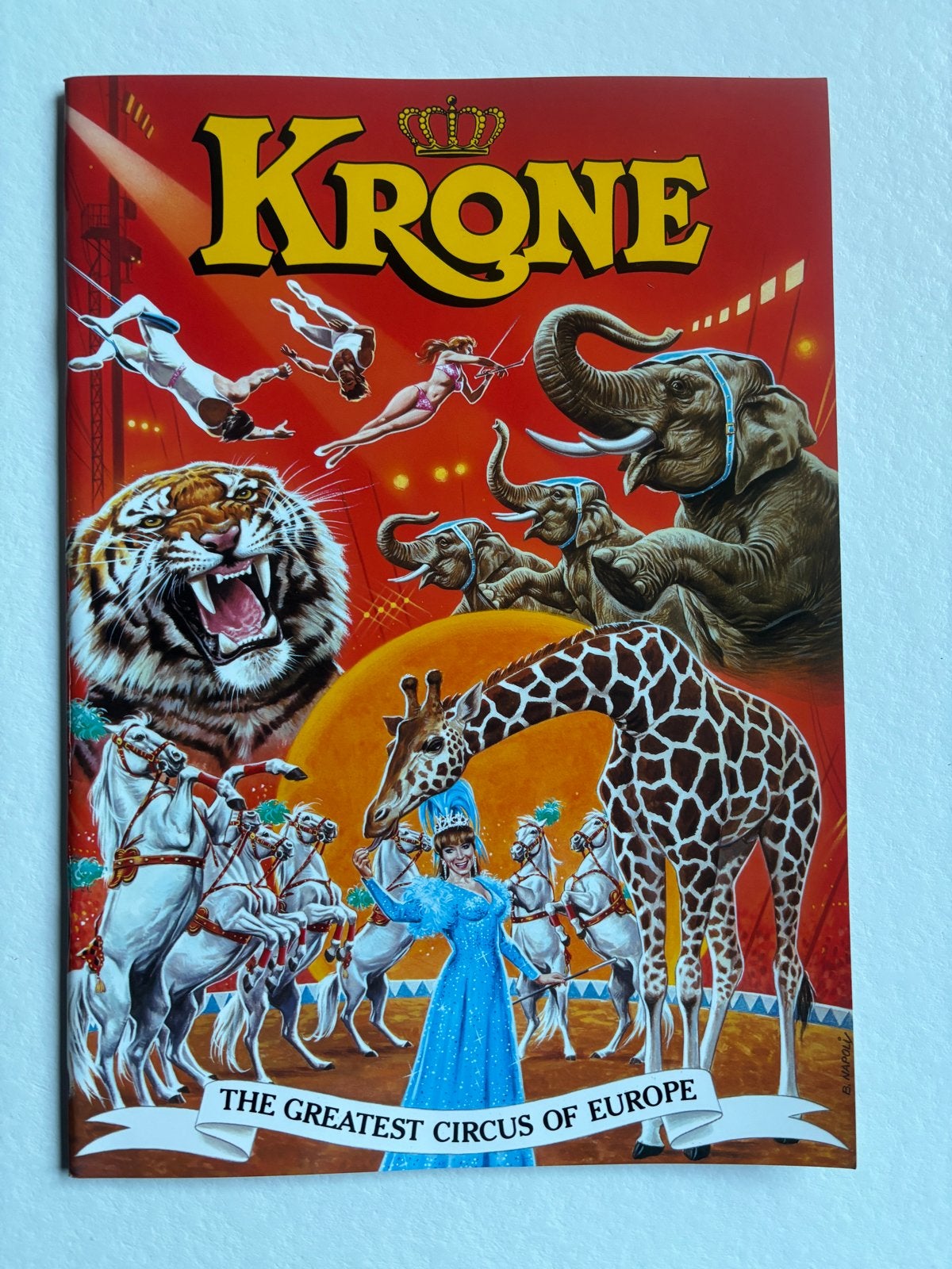 Circus Krone Tournee Nederland 1995 Glossy & Tijdschrift, Ophalen of Verzenden, Gelezen, Overige typen