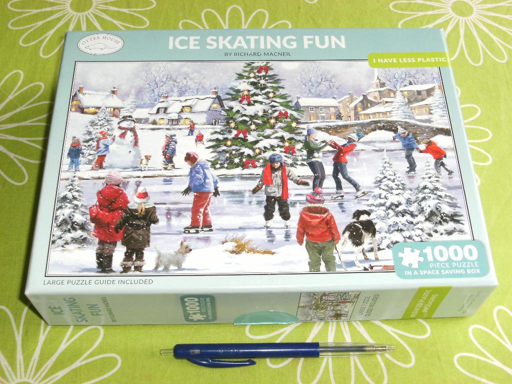 Ice Skating fun - Otter House - 1000 stukjes, Ophalen of Verzenden, 500 t/m 1500 stukjes, Gebruikt, Legpuzzel