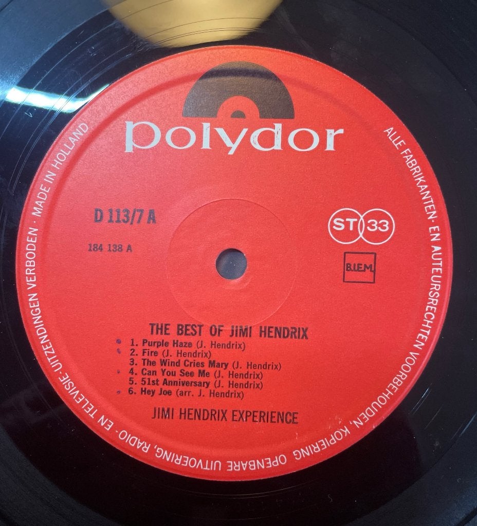 Jimi Hendrix Experience - The Best Of Jimi Hendrix, LP, Ophalen of Verzenden, Zo goed als nieuw, Inclusief binnenhoes