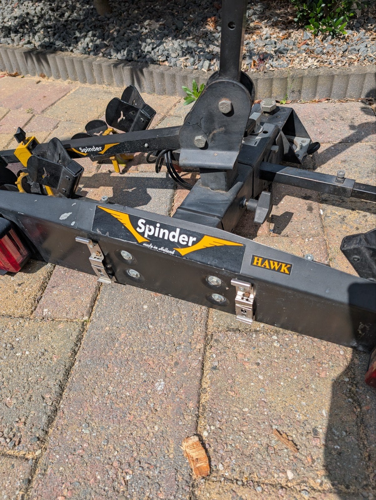 Spinder Hawk fietsendrager voor 2 fietsen - Kantelbaar, Ophalen, Trekhaakdrager