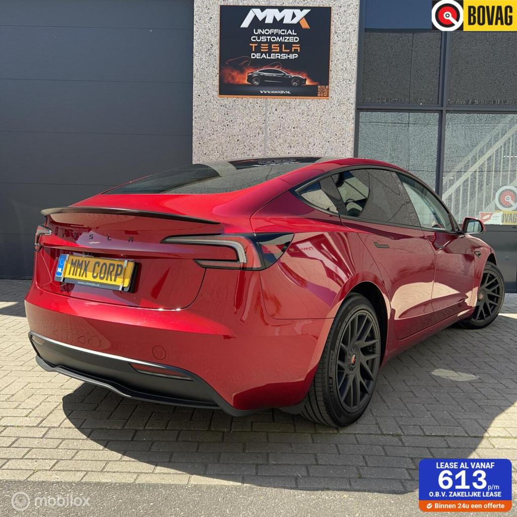 Tesla Model 3 Standard Range HIGHLAND + MMX PACK, Auto's, Automaat, Achterwielaandrijving, Zwart, Overige carrosserieën