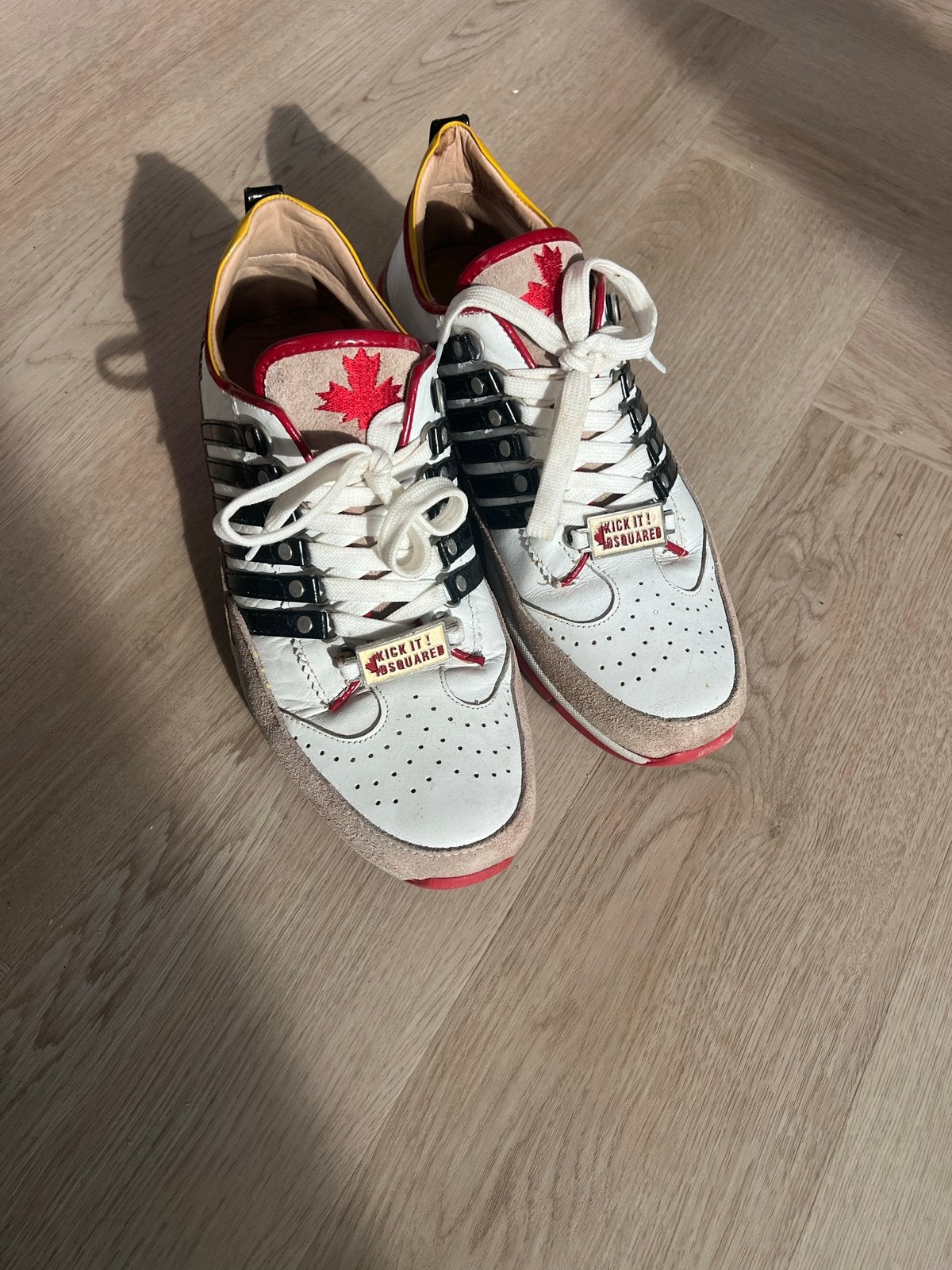 Dsquared2 schoenen Maat 44, Ophalen, Gedragen, Wit, Sneakers of Gympen