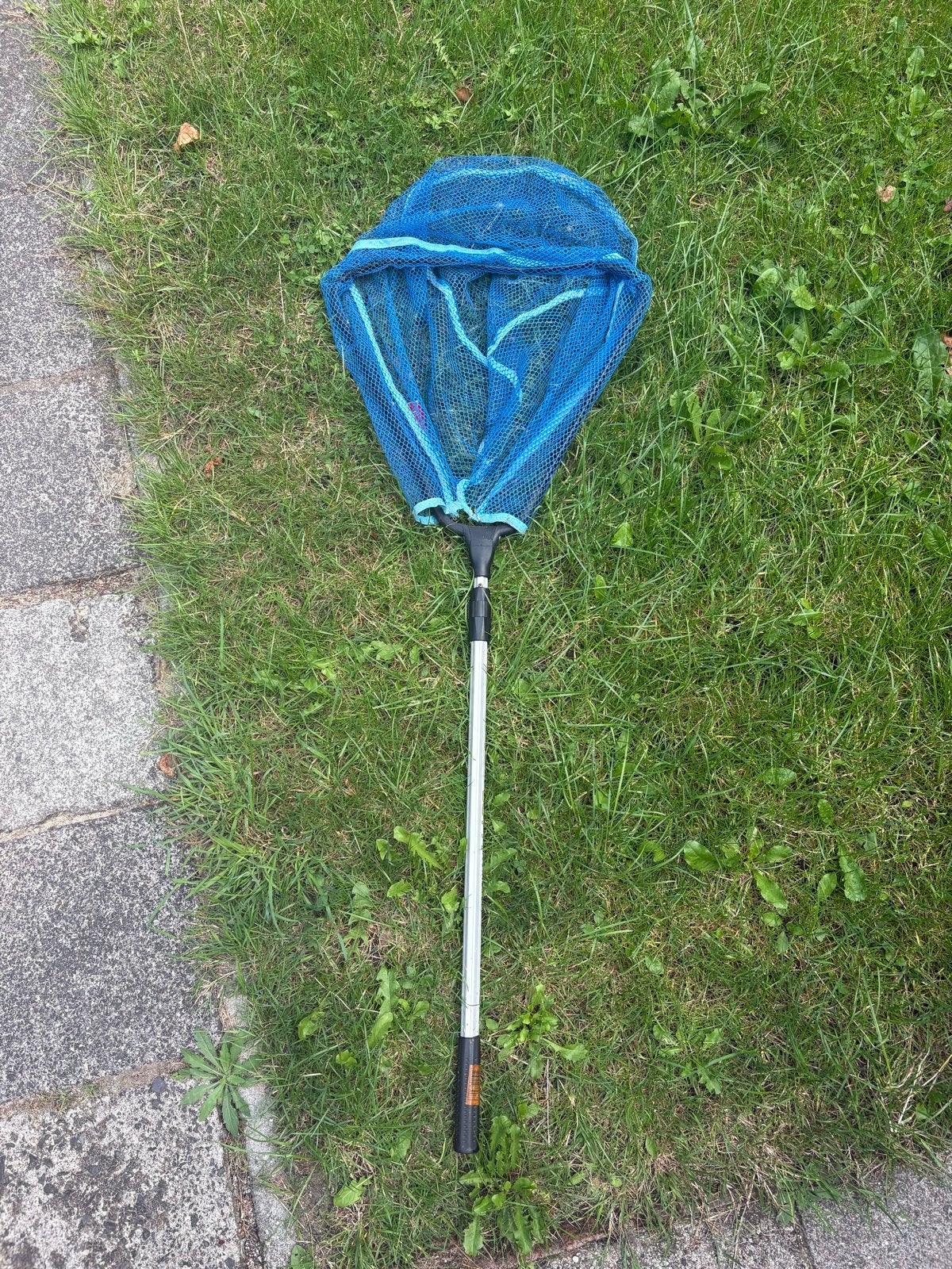 Uitschuifbaar Visnet - Blauw, Ophalen of Verzenden, Zo goed als nieuw, Net of Fuik