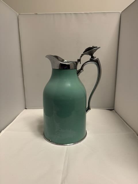 Vintage thermoskan van het Canadese Thermos Bottle Co. Ltd., Ophalen of Verzenden, Metaal, Groen, Overige typen