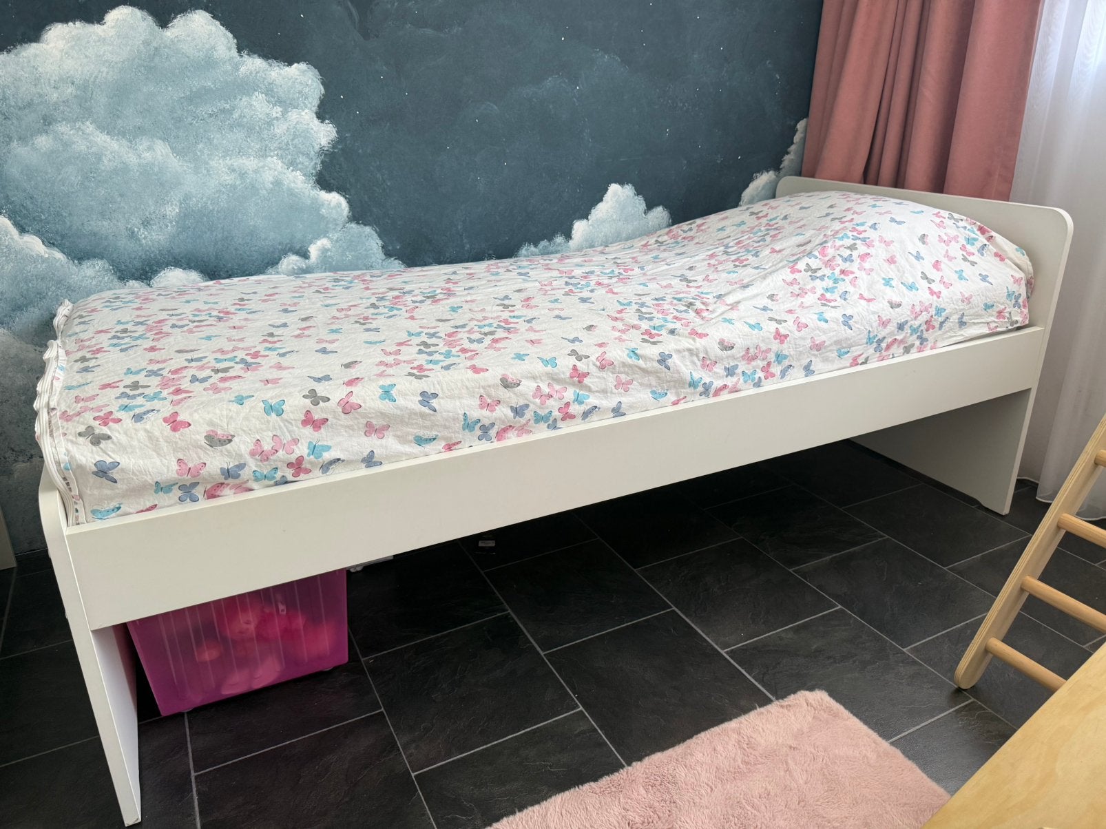 Eenpersoonsbed İkea, Ophalen, Zo goed als nieuw, 180 cm of meer, 85 tot 100 cm