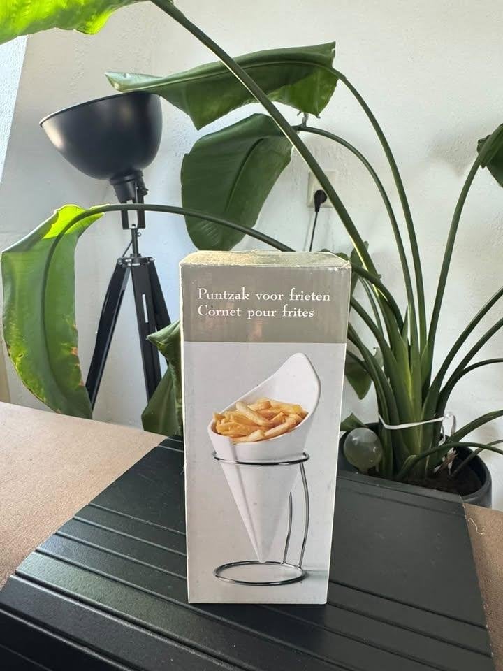 CORNET POUR FRITES-FRIETHOORNTJE, Ophalen, Overige typen, Nieuw, Metaal
