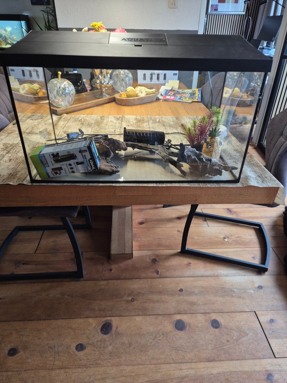 aquarium  Leddy 75    105 liter  ideaal voor de beginner, Dieren en Toebehoren, Overige merken, Zo goed als nieuw, Leeg aquarium