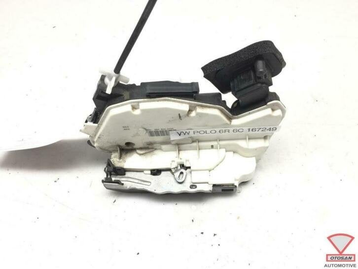 vw seat skoda portierslot deurslot links achter 6r4839015a, Gebruikt, Volkswagen, Volkswagen AG, Achter