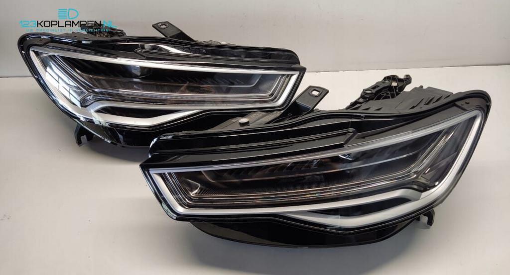 Audi A6 C7 Facelift 4G Matrix Full Led koplamp links rechts, Gebruikt, -, -, -