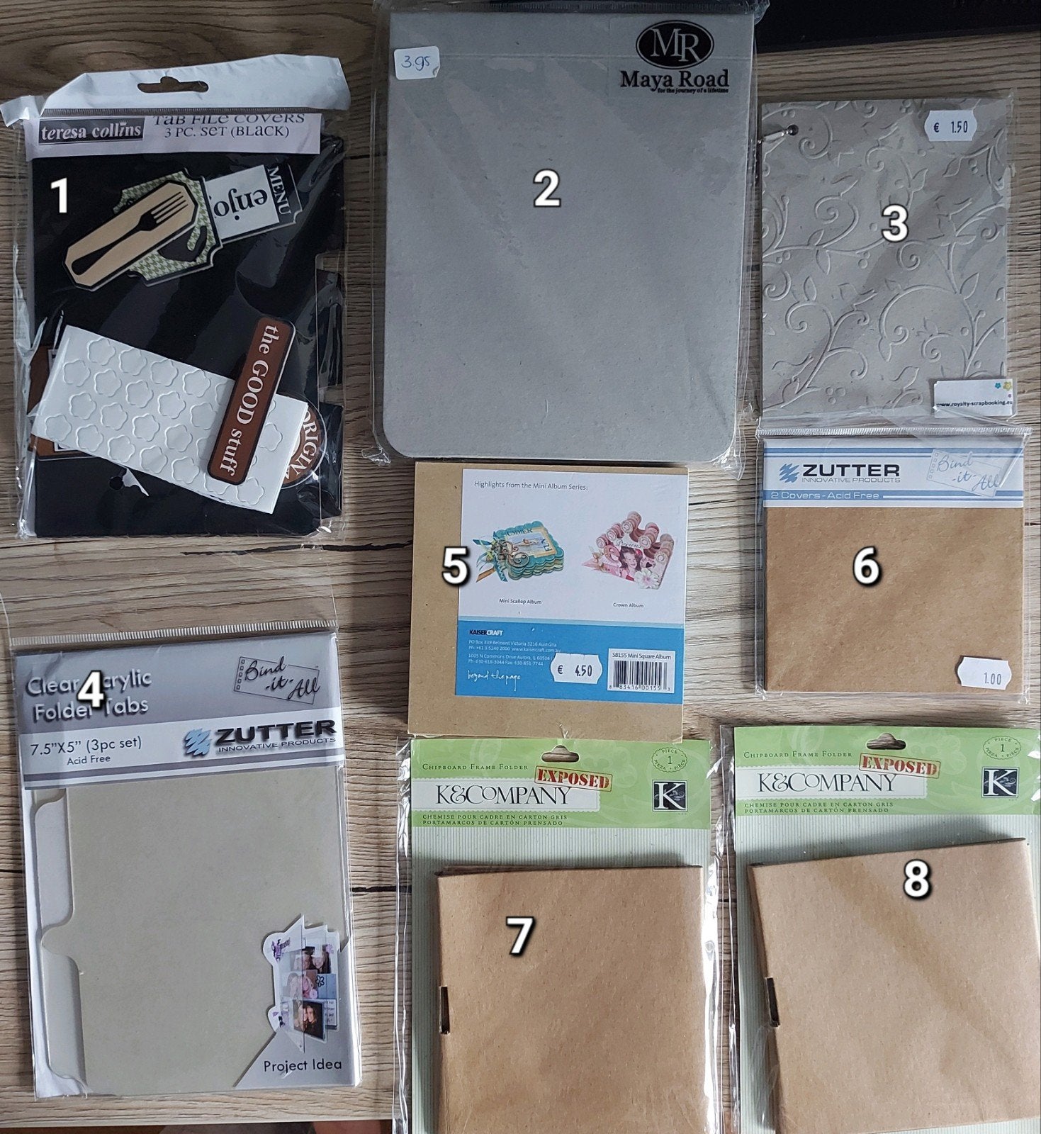 Diverse scrapbook sets, Hobby en Vrije tijd, Ophalen of Verzenden, Nieuw, Album of Boek, Overige merken