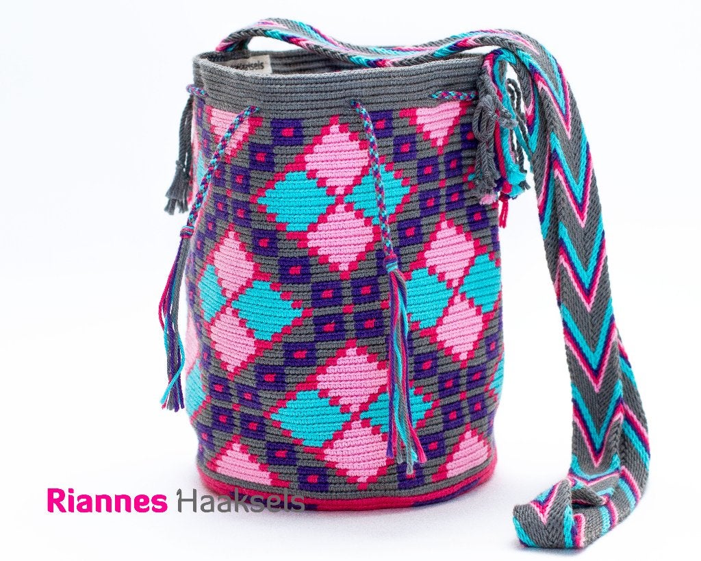 Mochila - tas - Boho - handgemaakt, Ophalen of Verzenden, Nieuw, Grijs, Overige merken
