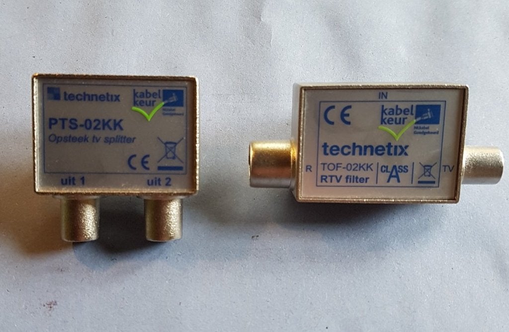 Technetix Splitters, Ophalen of Verzenden, Gebruikt, Minder dan 2 meter
