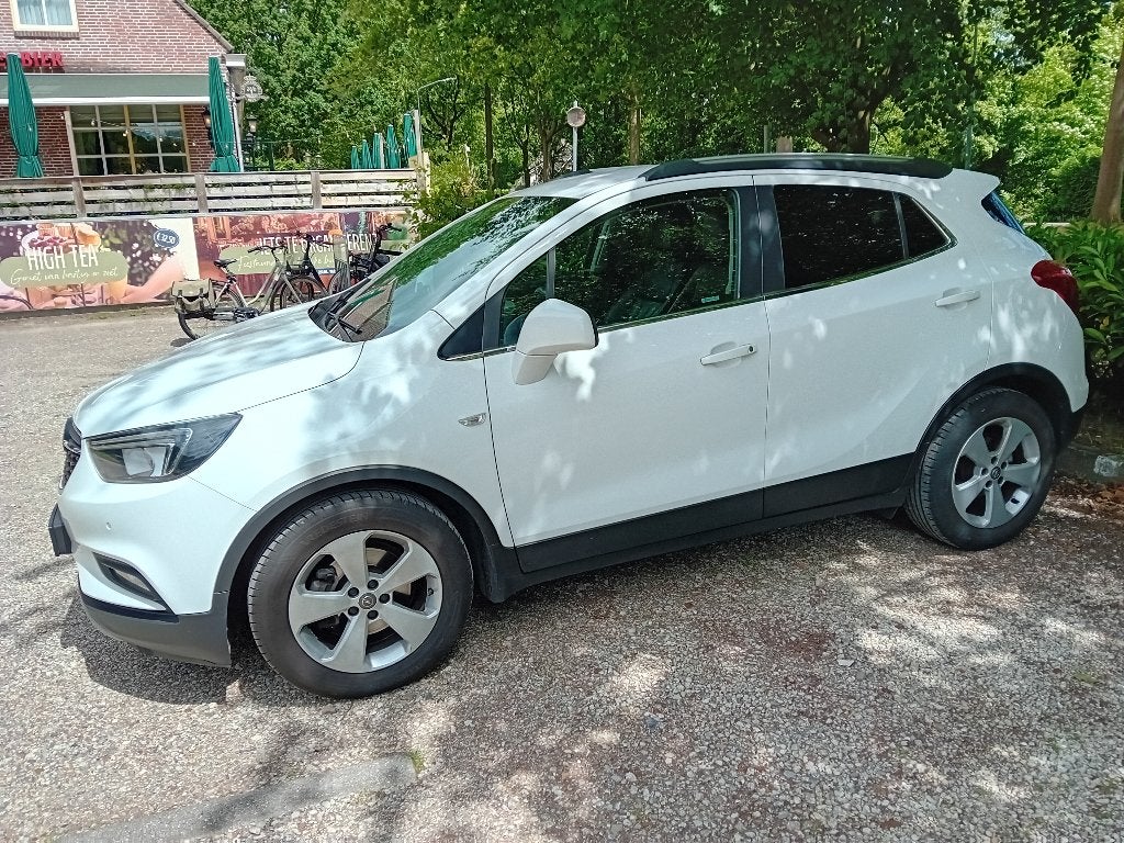Opel MokkaX 1.4 Turbo 140pk Start/stop 2018 Wit, Auto's, Voorwielaandrijving, Euro 6, Wit, Leder