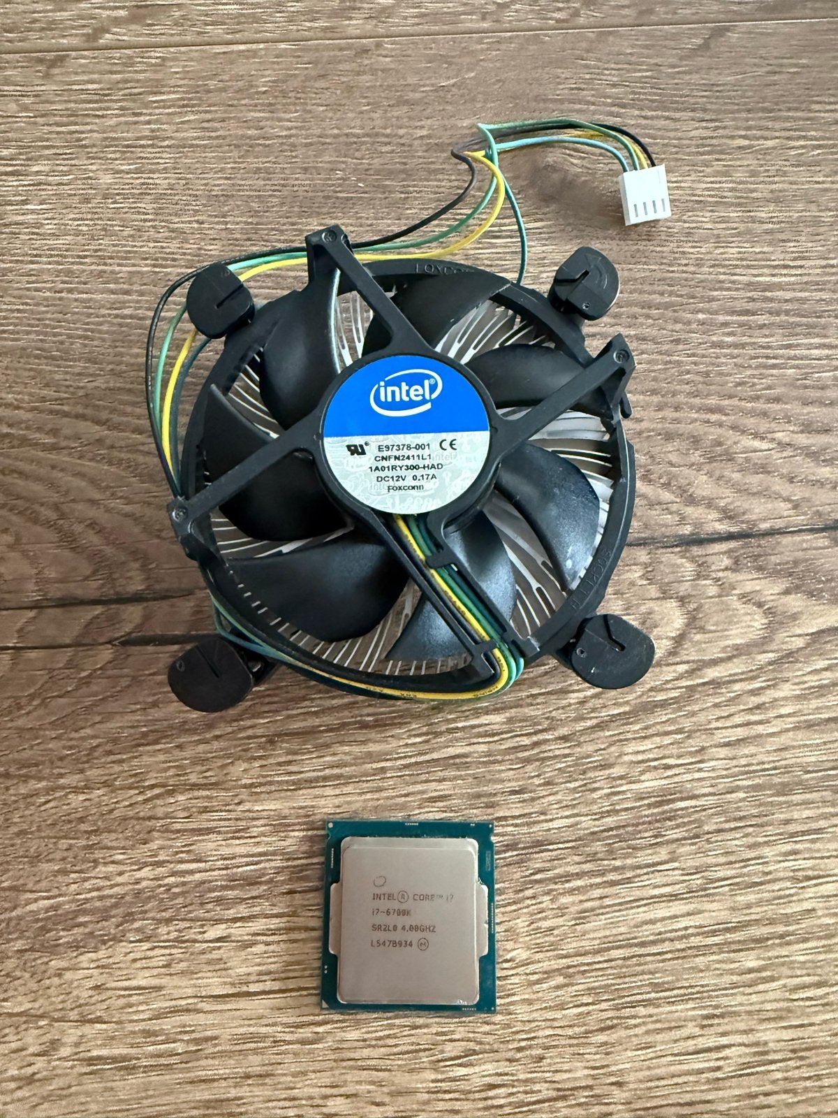 Intel Core i7-6700K Processor met Koeler, Computers en Software, Ophalen of Verzenden, Gebruikt, 4-core, 4 Ghz of meer