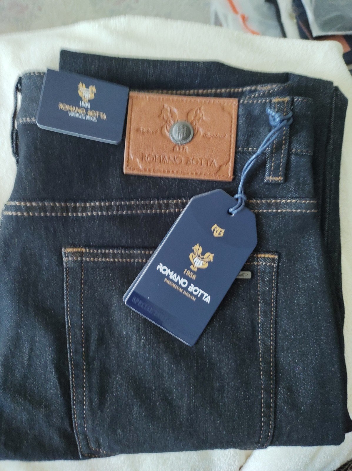 Nieuwe Romano Botta Jeans - Maat W34, Nieuw, W33 - W34 (confectie 48/50), Romano Botta, Verzenden