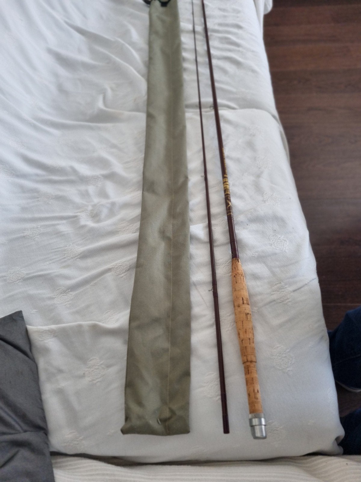 BRUCE & WALKER "Dutch Special " no5 vintage fly fishing rod, Ophalen of Verzenden, Nieuw, Werphengel
