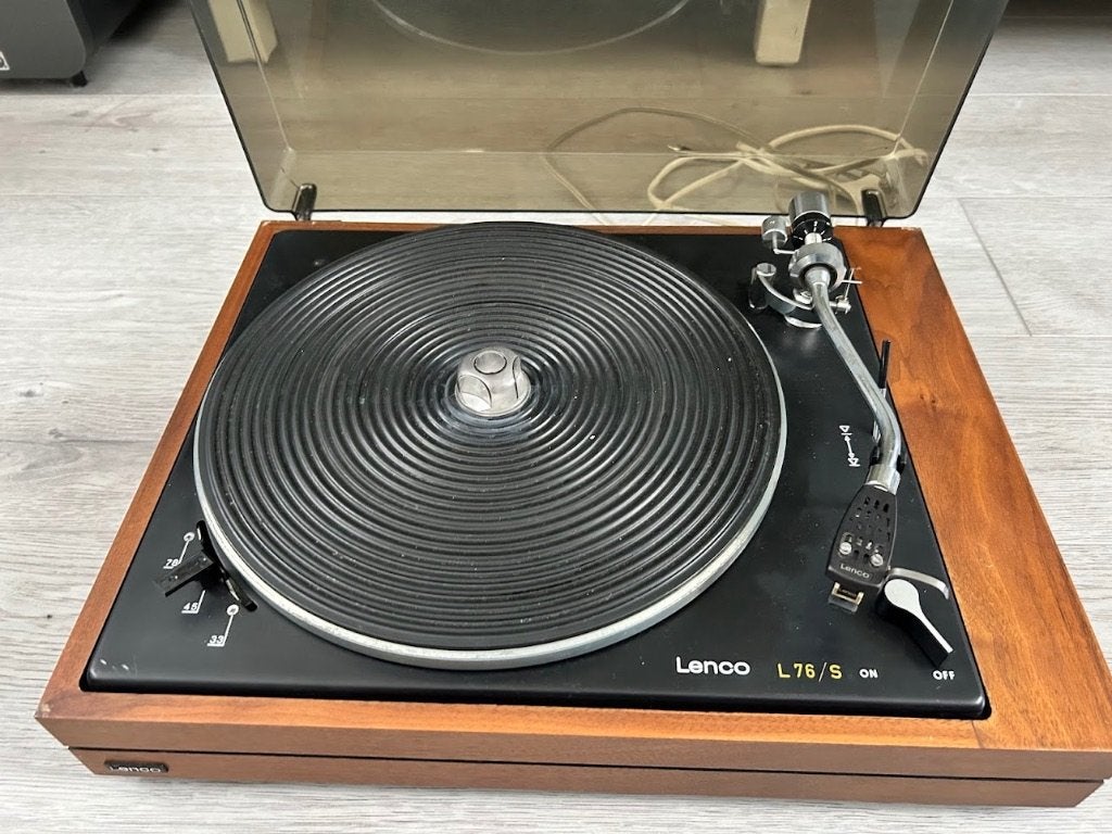 Lenco L76/S: vintage platenspeler, Ophalen, Gebruikt, Platenspeler, Overige merken