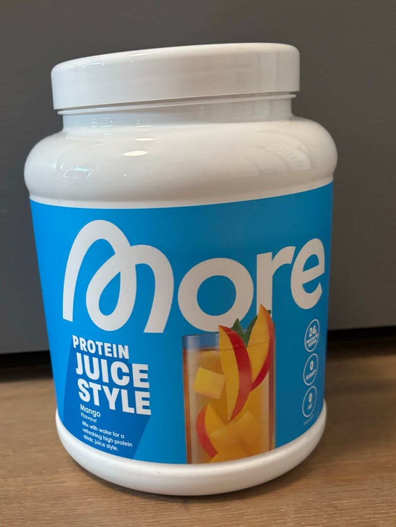 More Protein Juice Style Juice Style Mango - 600g, Ophalen of Verzenden, Nieuw, Poeder of Drank