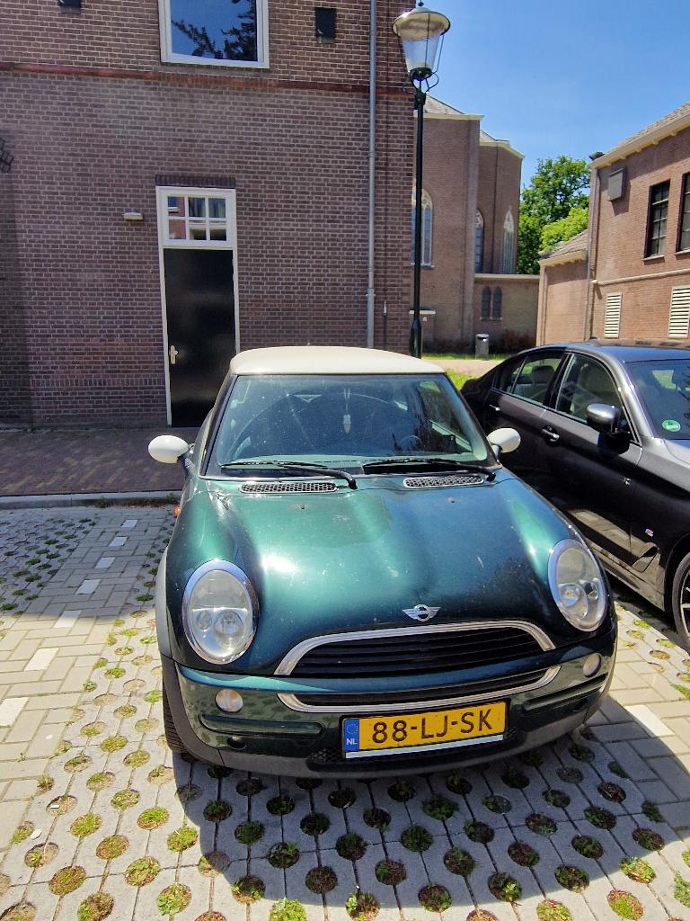 Mini 1.6 16V ONE 2003 Groen, Auto's, Mini, Particulier, One, Airbags, Bluetooth, Centrale vergrendeling, Digitale radio-ontvangst