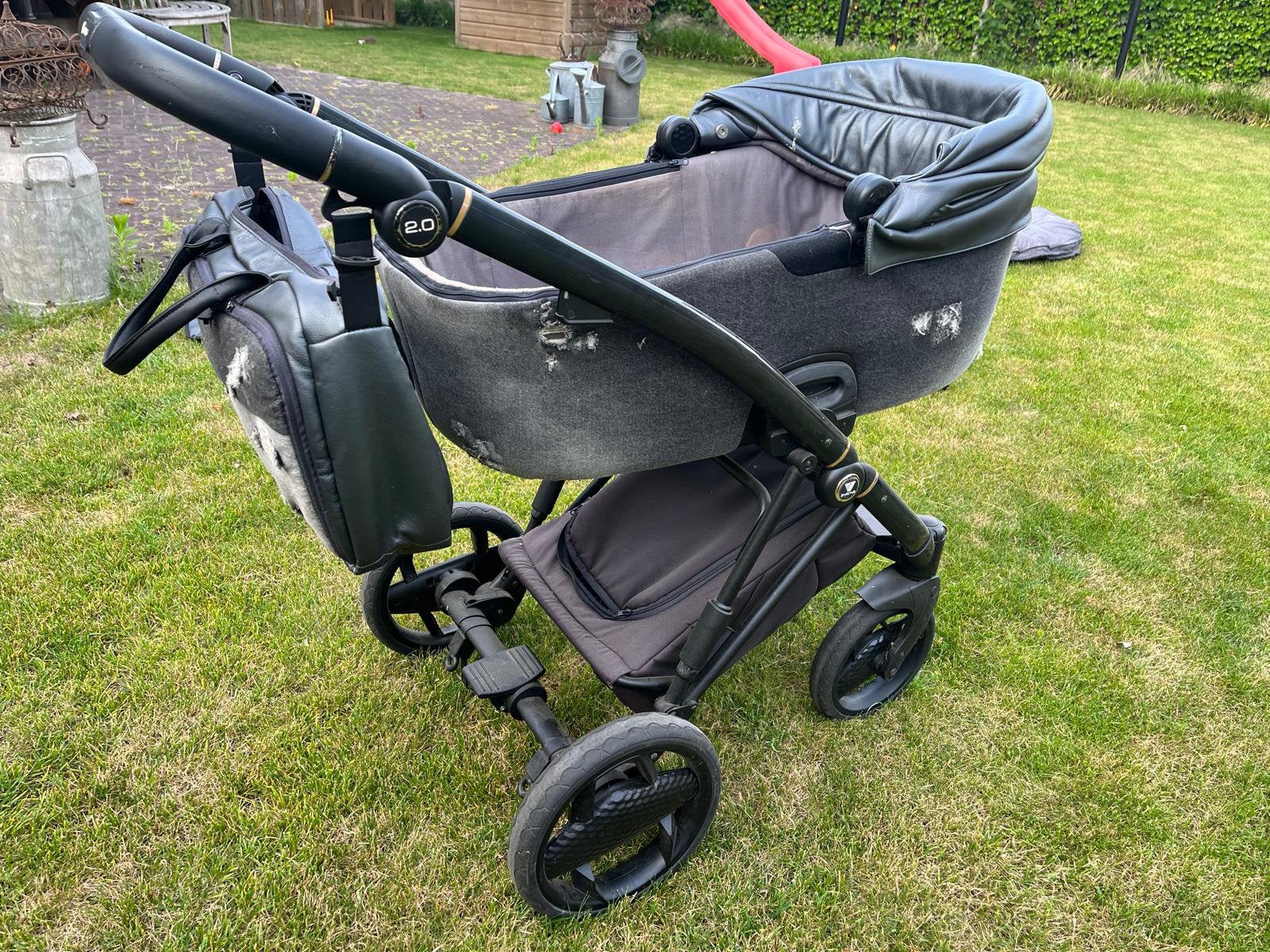 Kinderwagen+maxi cosi+isofix ALLES IN EEN, Ophalen, Gebruikt, Maxi-Cosi, Voetenzak