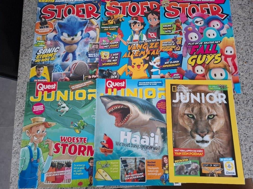 QUEST JUNIOR 2X NATIONAL GEOGRAPHIC JUNIOR 1X, STOER 3X, Boeken, Ophalen of Verzenden, Zo goed als nieuw, Wetenschap en Natuur