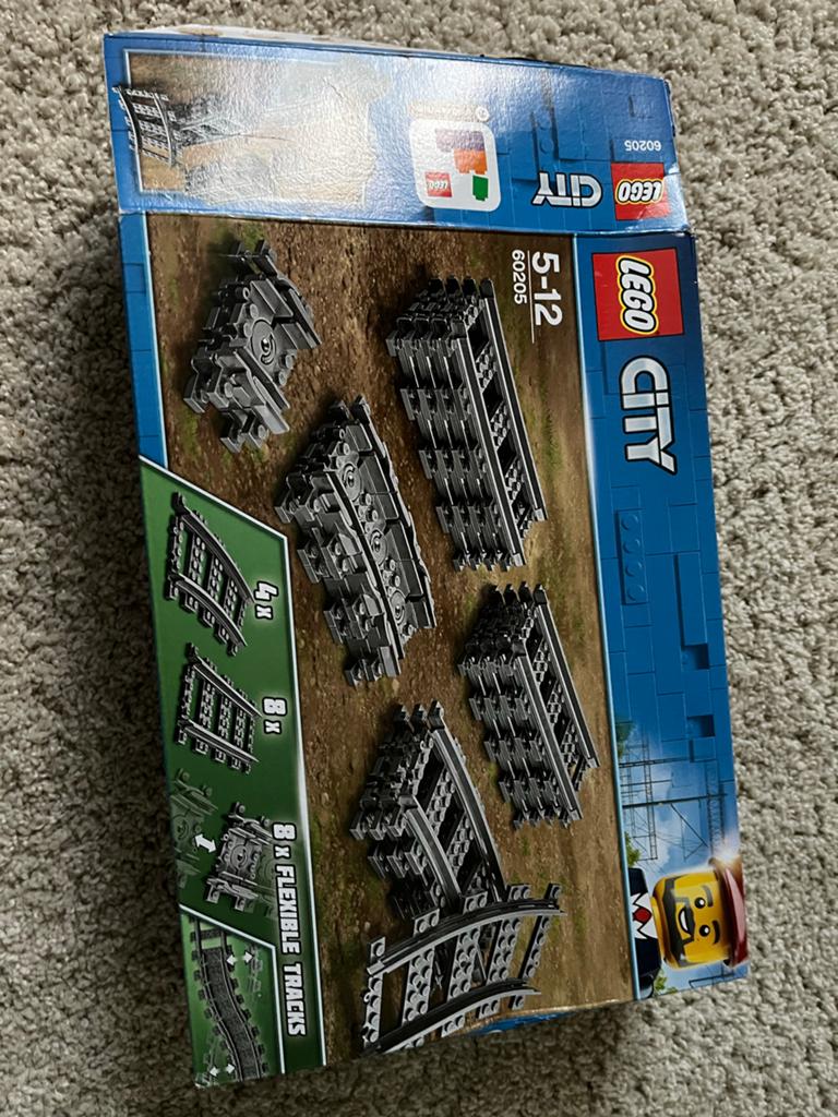 Lego City 60205 Treinrails - zgan, Kinderen en Baby's, Speelgoed | Duplo en Lego, City, Lego, Nieuw, Ophalen of Verzenden