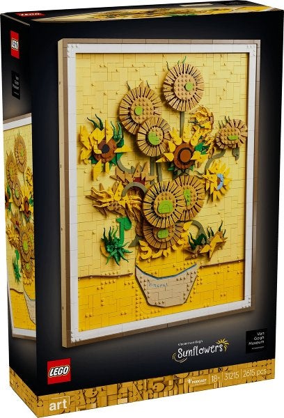 Lego Art 31215 Vincent van Gogh - Sunflowers, Overige thema's, Lego, Nieuw, Ophalen of Verzenden