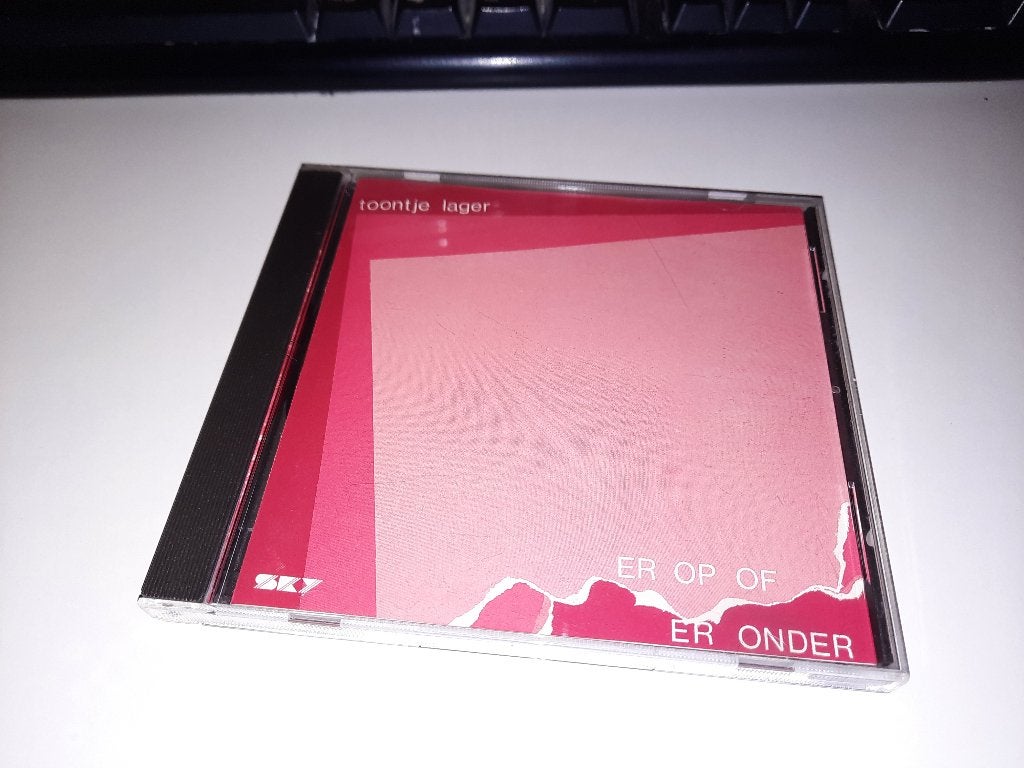 CD Toontje Lager – Er Op Of Er Onder, Ophalen, Zo goed als nieuw, Levenslied of Smartlap