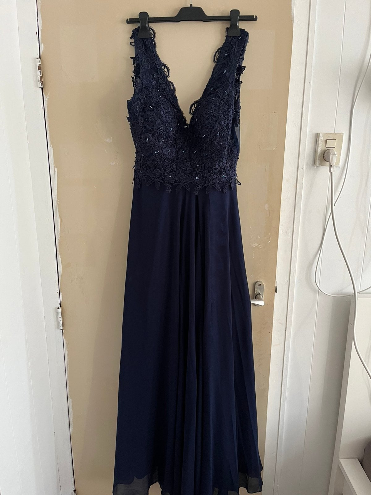 Gala jurk, Maat 38/40 (M), Blauw, Ophalen of Verzenden, Zo goed als nieuw