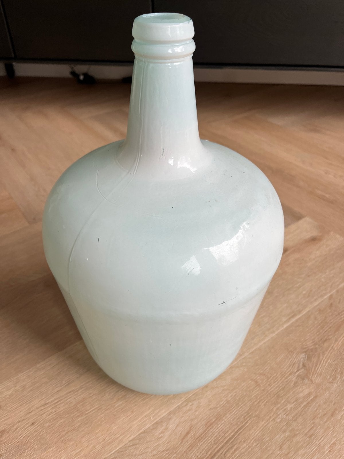 Bloom ijsblauwe vaas - 40 cm hoog, 24 cm diameter, Ophalen