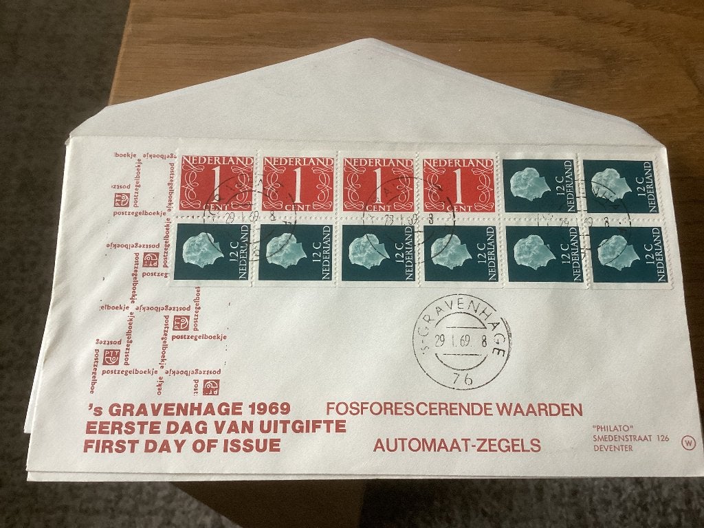 No3820 postzegelboekje pb8aF 29-1-1969 Philato Nederland jaa, Ophalen of Verzenden, Onbeschreven, Nederland
