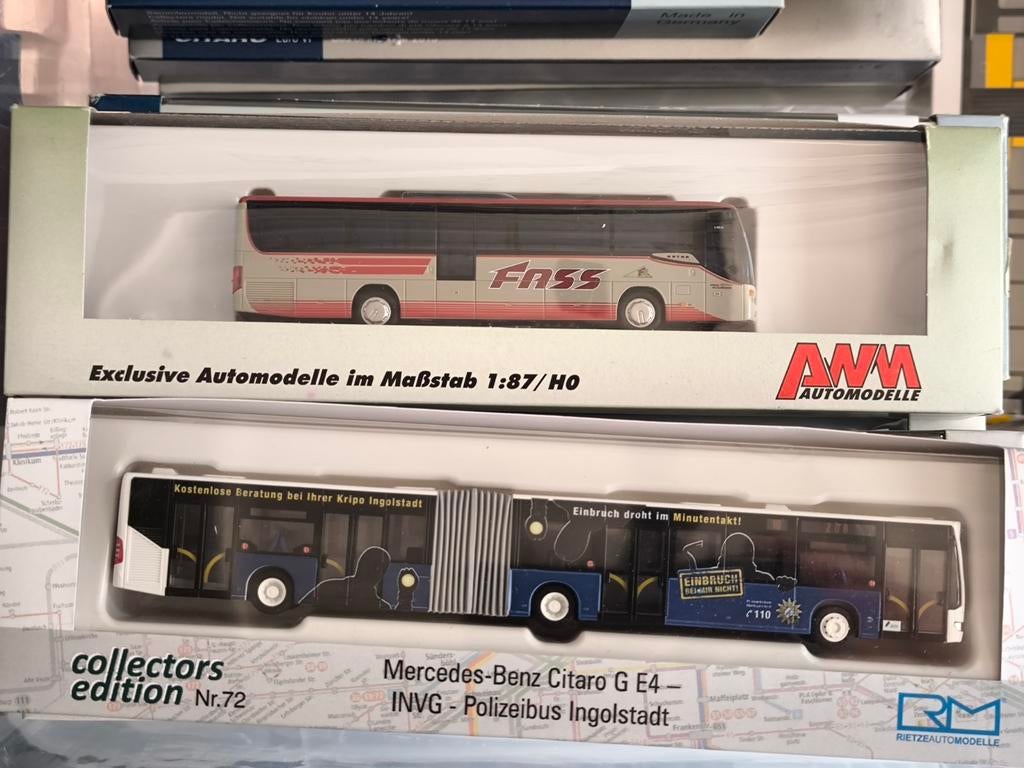 Mercedes-Benz Citaro G E4 Polizeibus Ingolstadt, Hobby en Vrije tijd, Modelauto's | 1:87, Verzenden, Nieuw