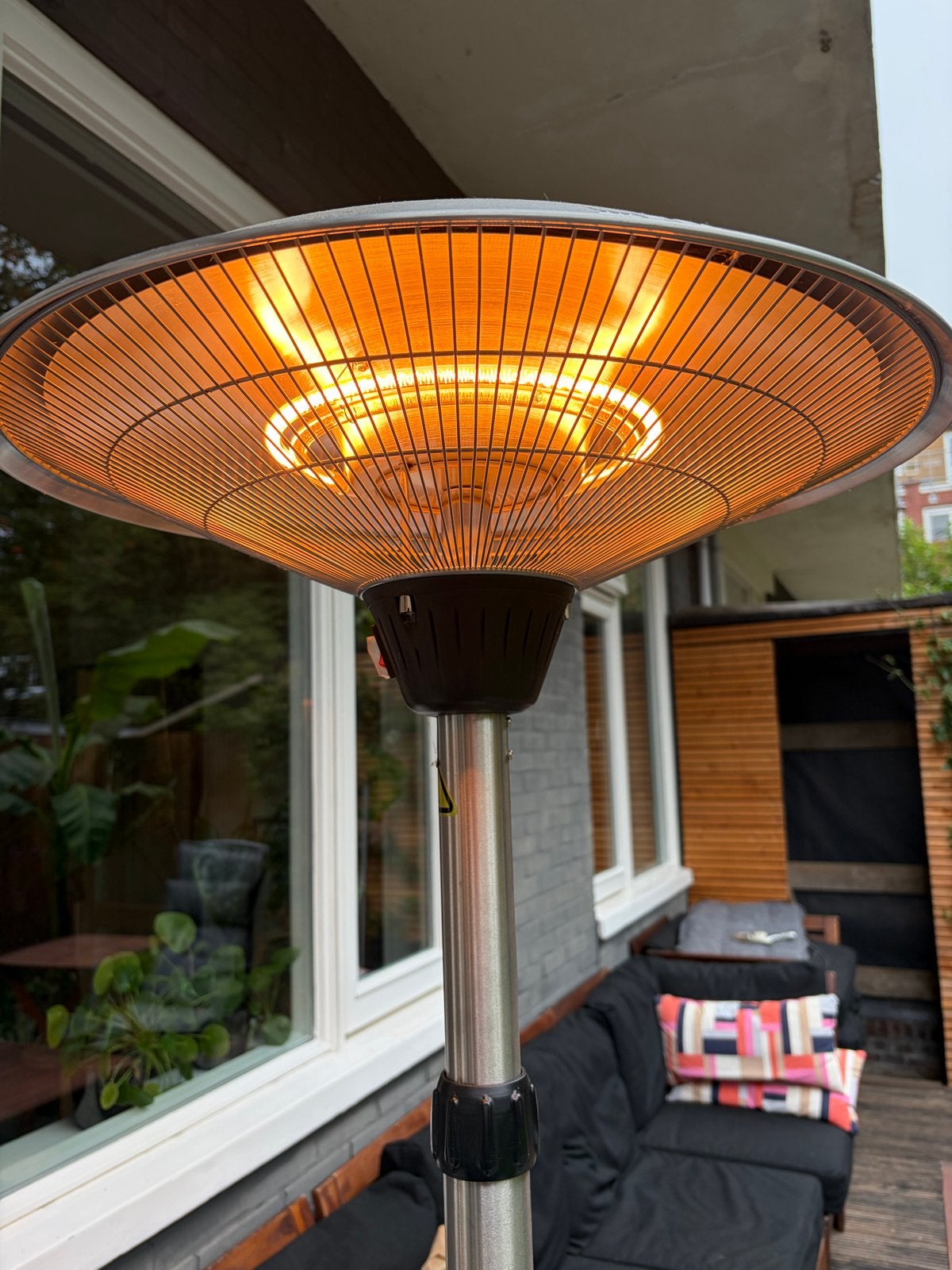 Terrasverwarmer, Ophalen, Gebruikt