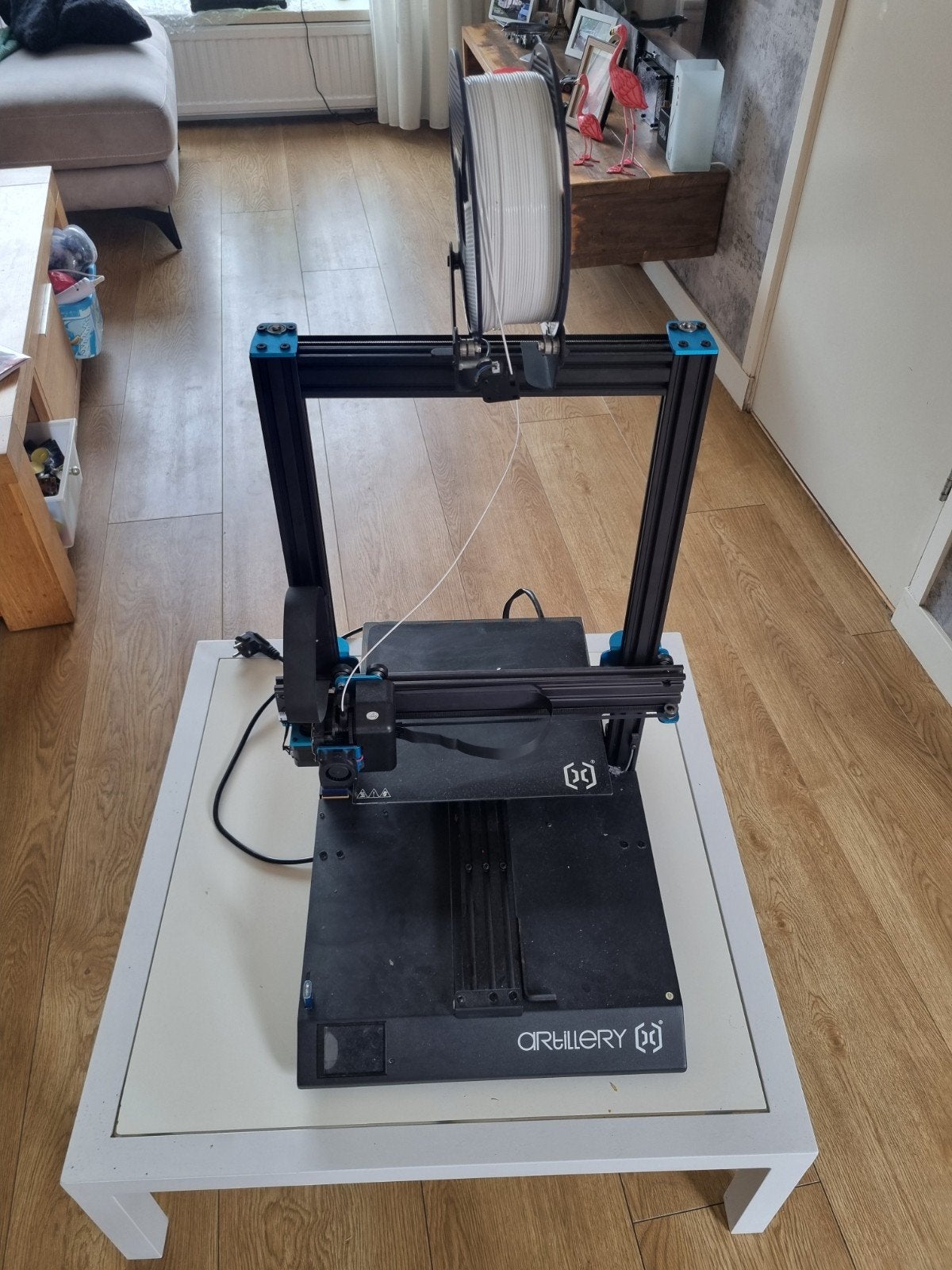 Artillery Sidewinder X1 3D-printer, Ophalen, Artillery, Zo goed als nieuw, Filament