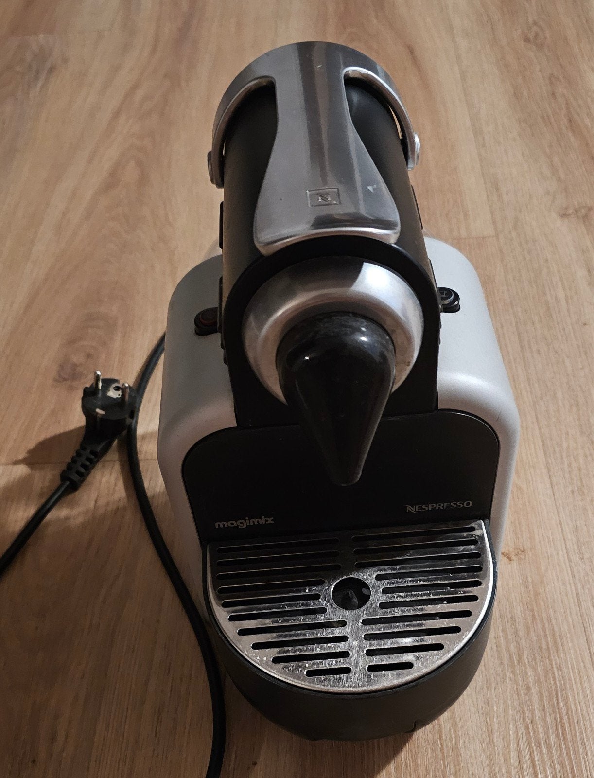 Nespresso Magimix koffiezetapparaat, Witgoed en Apparatuur, Koffiezetapparaten, Ophalen, Gebruikt, Espresso apparaat, 1 kopje