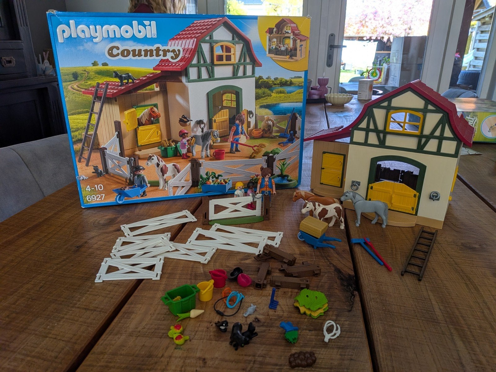 Playmobil Country 6927 Grote Boerderij met doos, Complete set, Ophalen of Verzenden, Zo goed als nieuw, Country