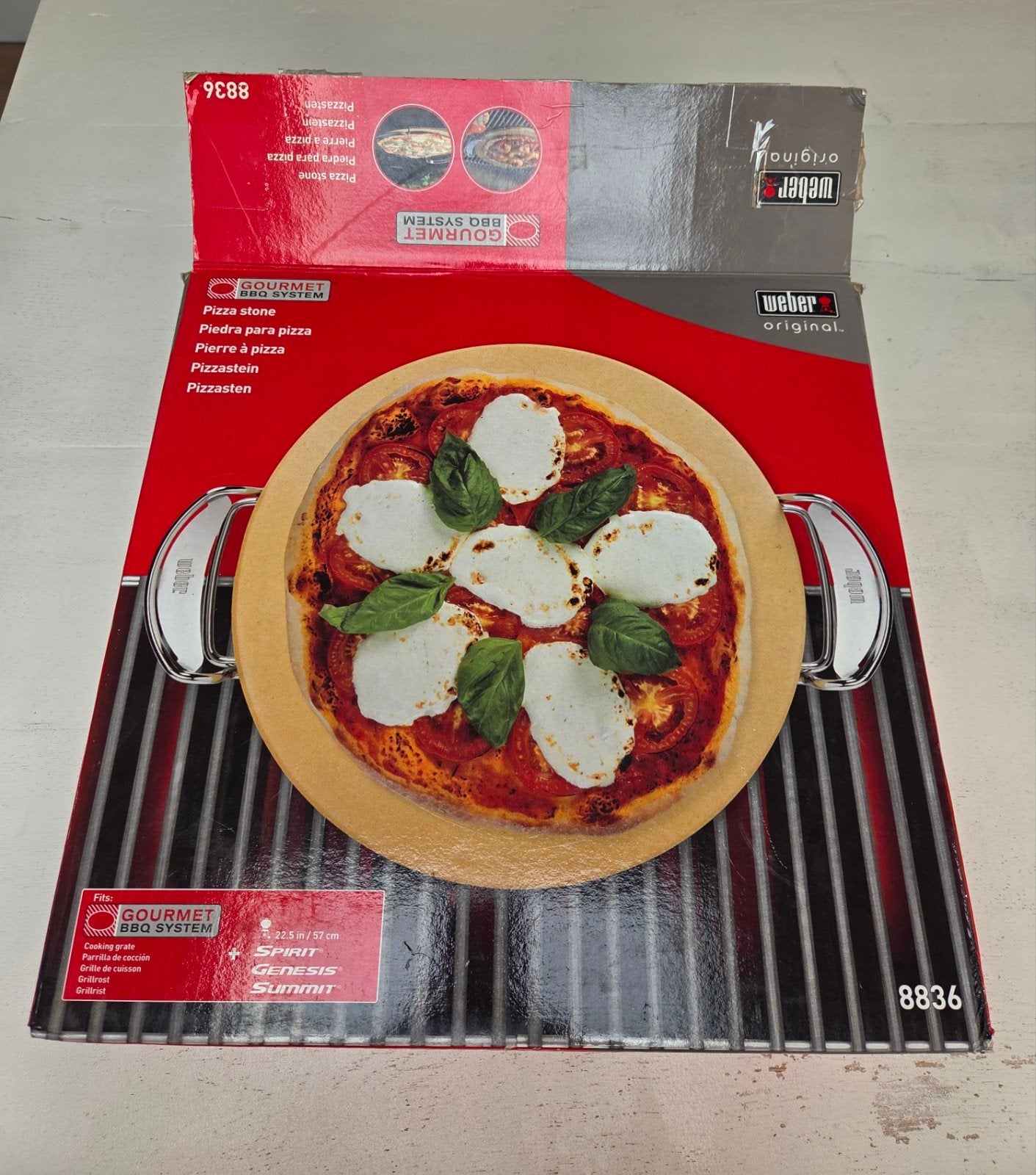 Weber pizzasteen, Ophalen, Gebruikt, WEBER BBQ