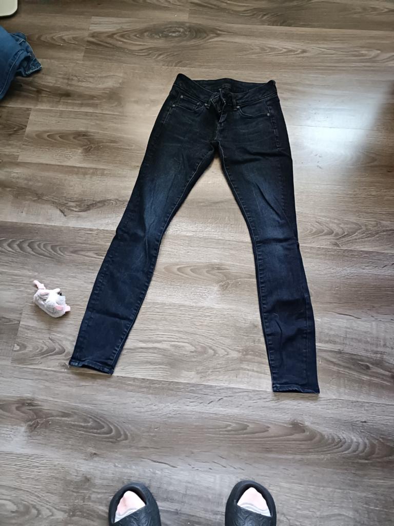 Donkere Gstar skinny jeans, Zwart, Ophalen of Verzenden, Onbekend, W28 - W29 (confectie 36)