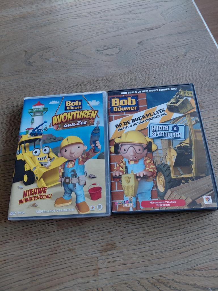2 Bob de bouwer dvd's., Alle leeftijden, Poppen, Ophalen of Verzenden, Zo goed als nieuw